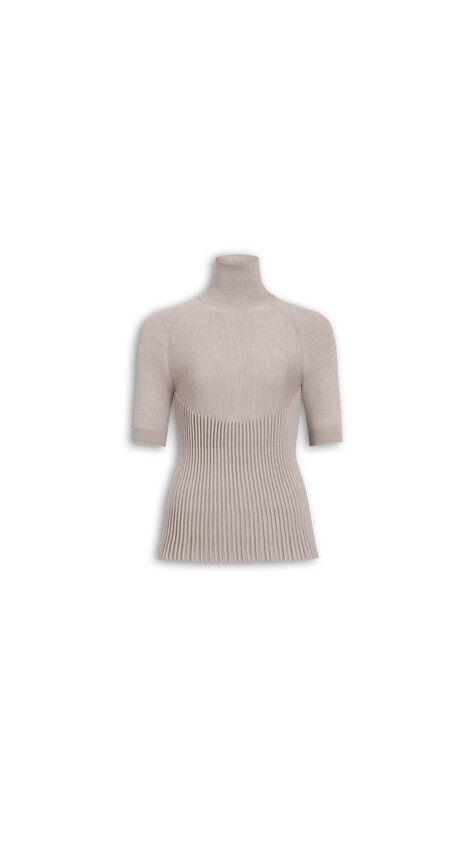 RIB WOOL TOP