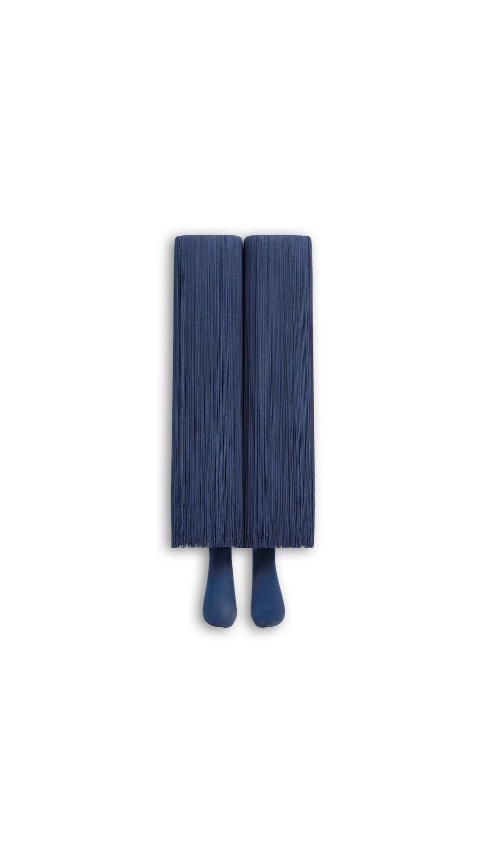 ALA&Iuml;A HIGH FRINGED SOCKS MIDNIGHT