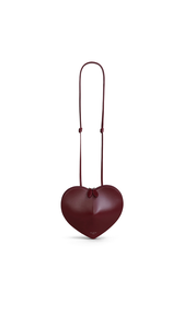 GARNET RED - ALA&Iuml;A LE C&OElig;UR BAG IN CALFSKIN