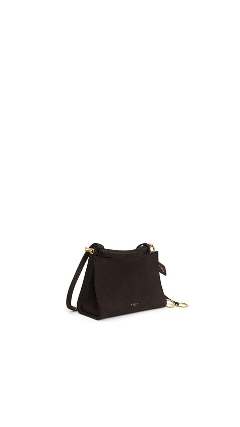 LE CLICK SMALL SQUARE BAG IN NUBUCK 