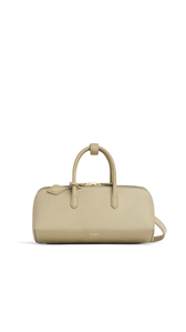 ALMOND GREEN - ALA&Iuml;A DELTA SMALL BAG IN NUBUCK