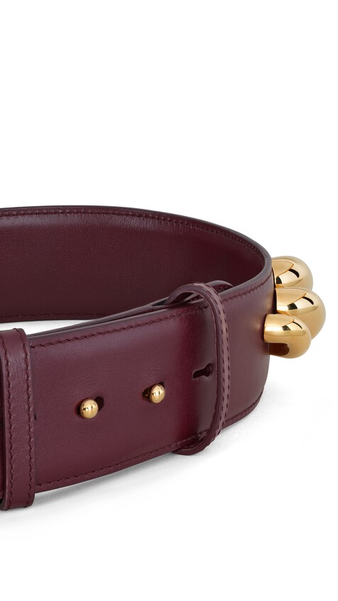 TORSION JEWEL BELT IN LEATHER
