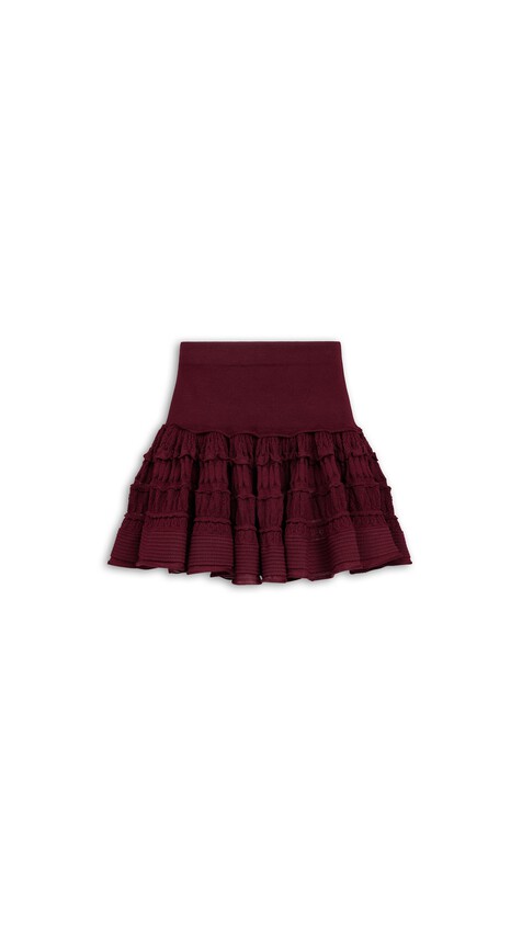 WOOL CRINOLINE SKIRT
