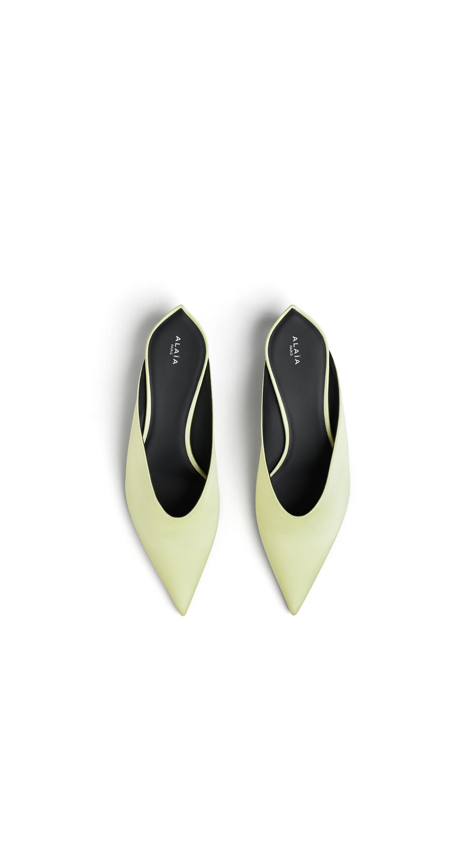 ALA&Iuml;A MULE INVISIBLE IN SATIN ANICE - View 4