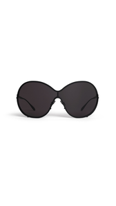 BLACK - ALA&Iuml;A BUTTERFLY SUNGLASSES IN METAL