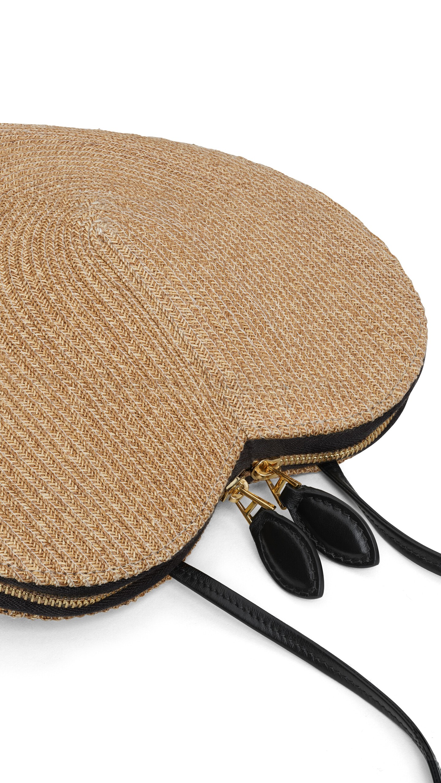 ALA&Iuml;A LE C&OElig;UR BAG IN PAPER STRAW NATURAL - View 3