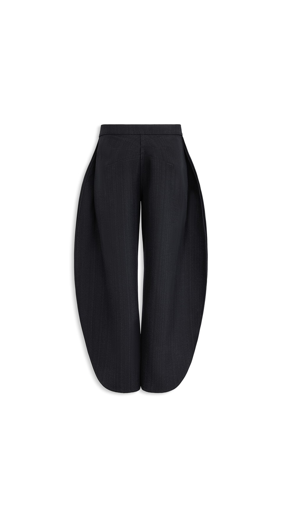 ALA&Iuml;A PETAL WOOL DENIM PANTS NIGHT - View 5