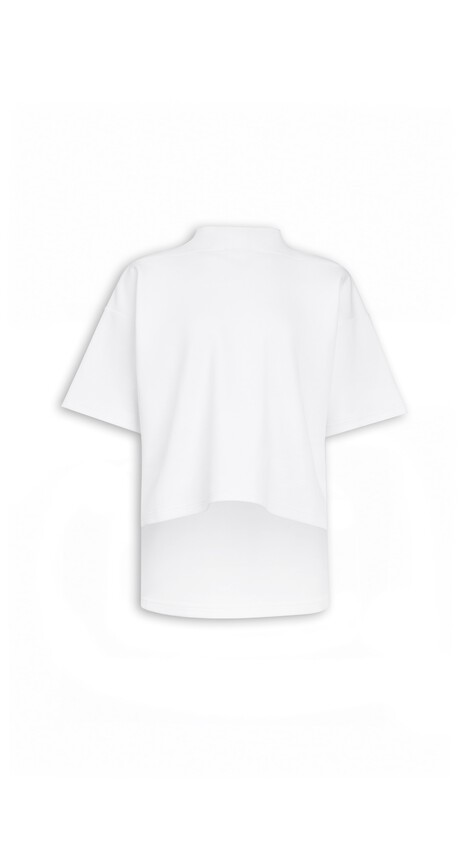 ALA&Iuml;A BOXY COTTON T-SHIRT WHITE