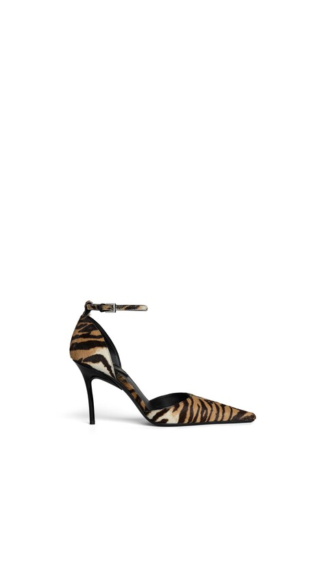 ALA&Iuml;A DROP PUMPS IN HAIRCALF NATURAL
