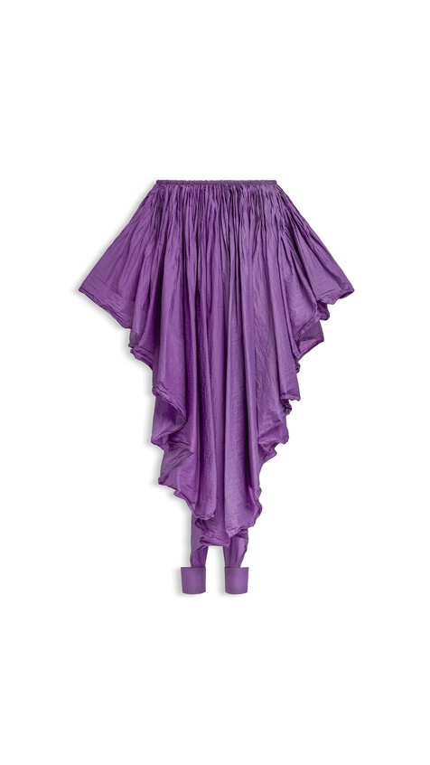 ALA&Iuml;A SOFT NYLON PETTICOAT VIOLET