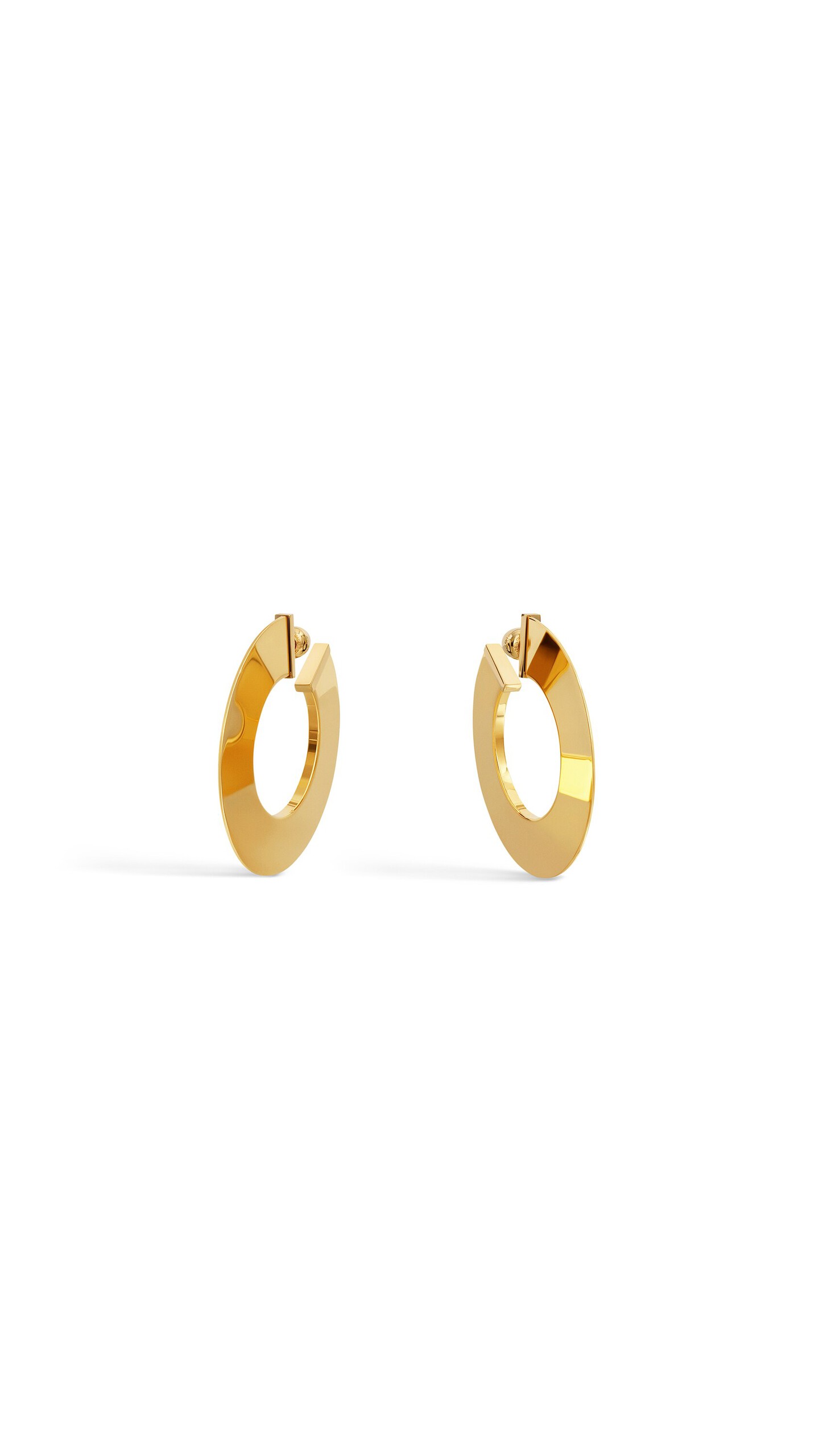 ALA&Iuml;A BLADE HOOPS  YELLOW GOLD METALS - View 2