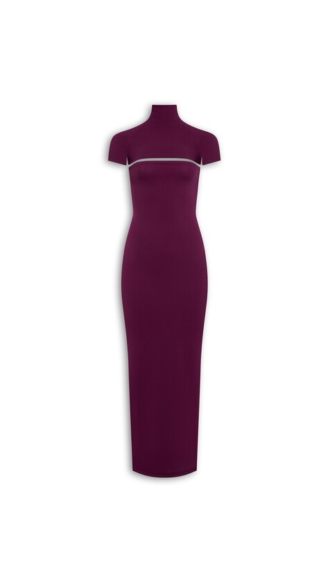 SECOND-SKIN KNIT CUT-OUT DRESS