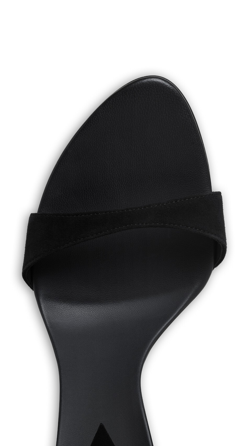 ALA&Iuml;A DROP STRAPPY SANDALS IN SUEDE BLACK - View 4