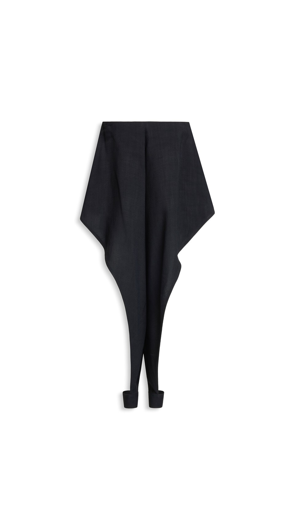 ALA&Iuml;A TAILORED POINTED PANTS BLACK
