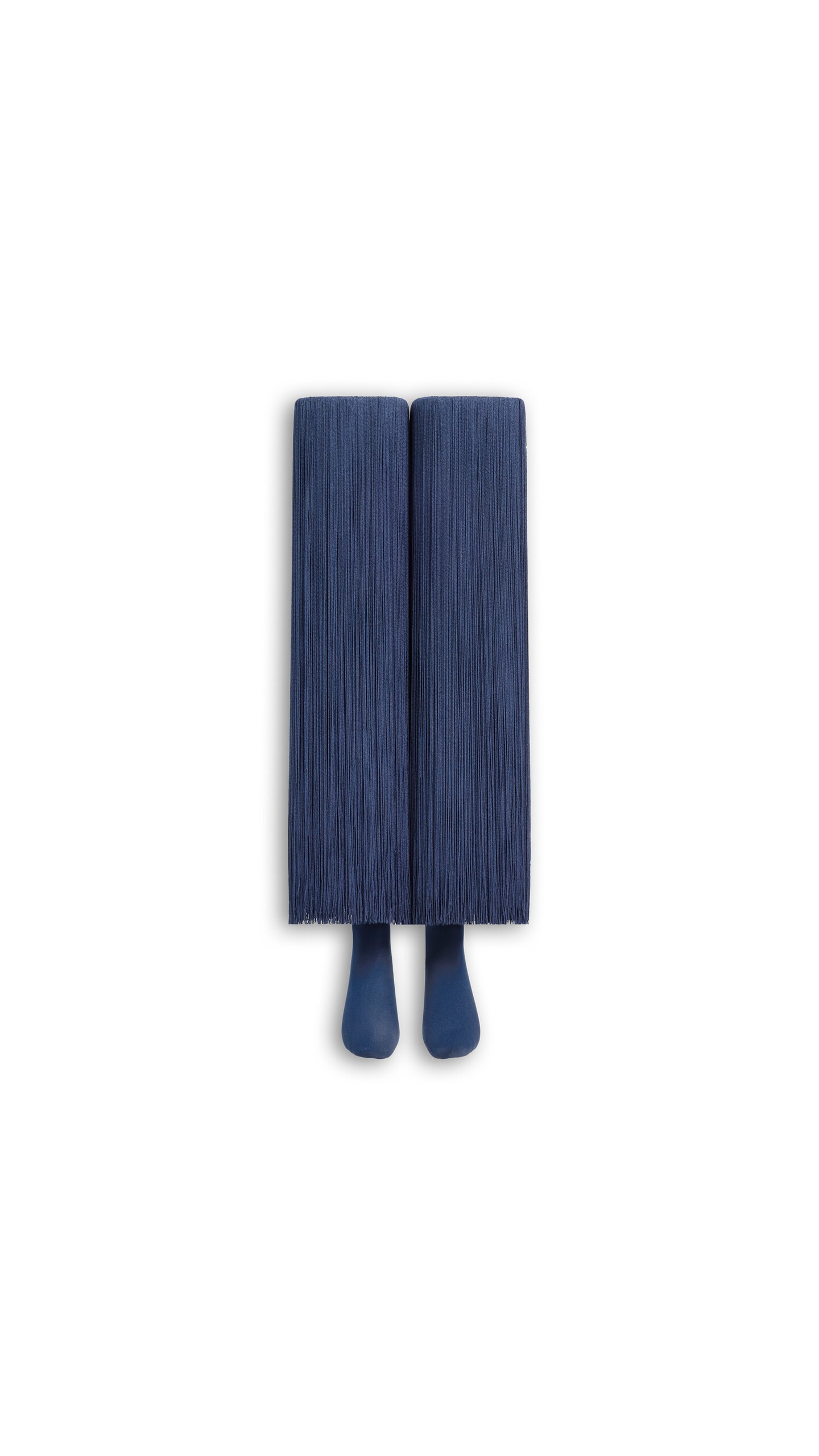 ALA&Iuml;A HIGH FRINGED SOCKS MIDNIGHT