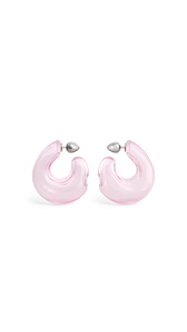 ROSE - ALA&Iuml;A BUBBLE HOOPS EARRINGS