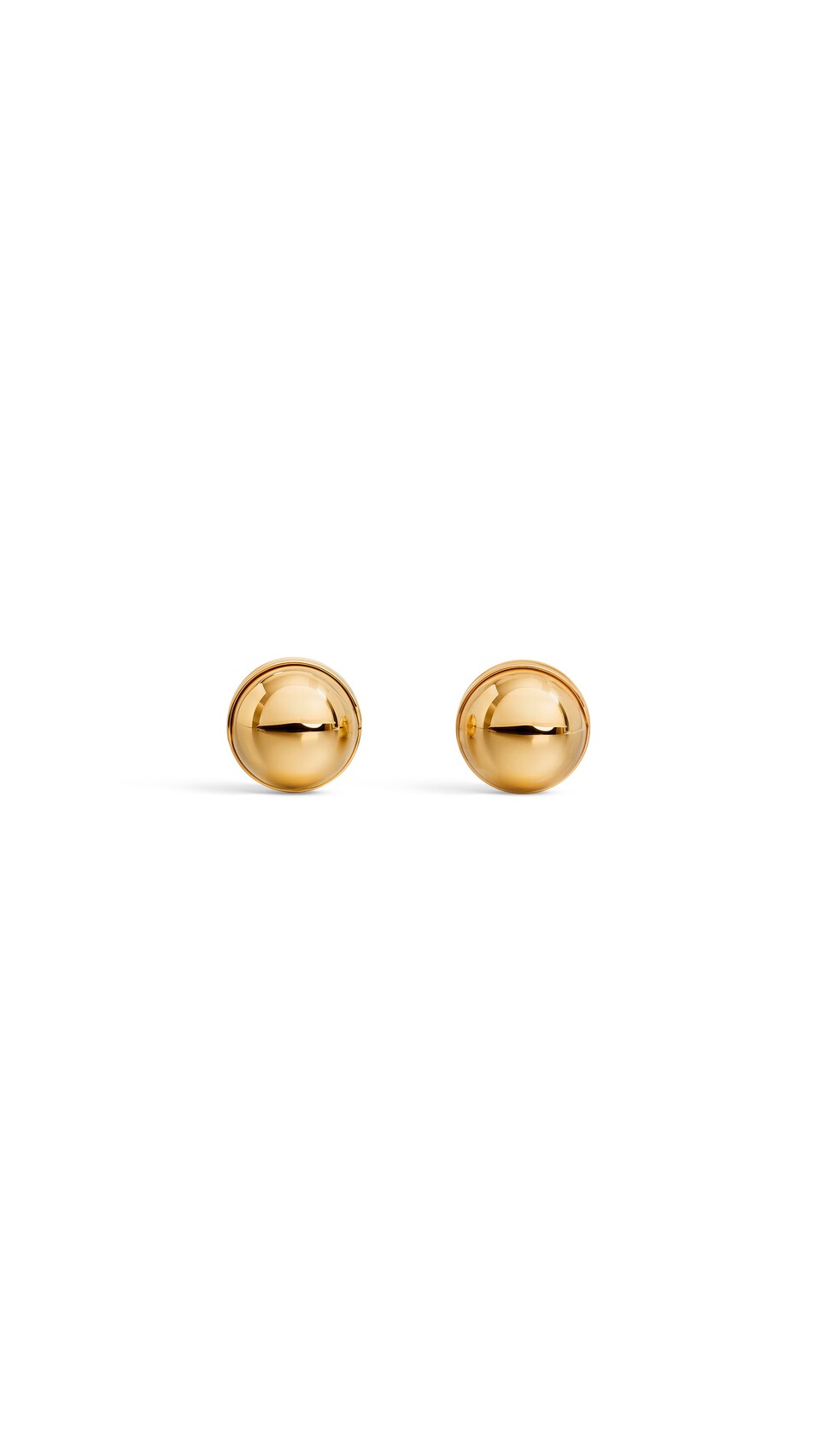 ALA&Iuml;A SPHERE EARRINGS YELLOW GOLD METALS