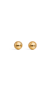 YELLOW GOLD METALS - ALA&Iuml;A SPHERE EARRINGS