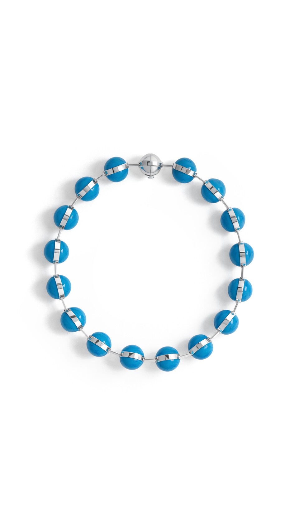 ALA&Iuml;A SPHERE NECKLACE TURQUOISE