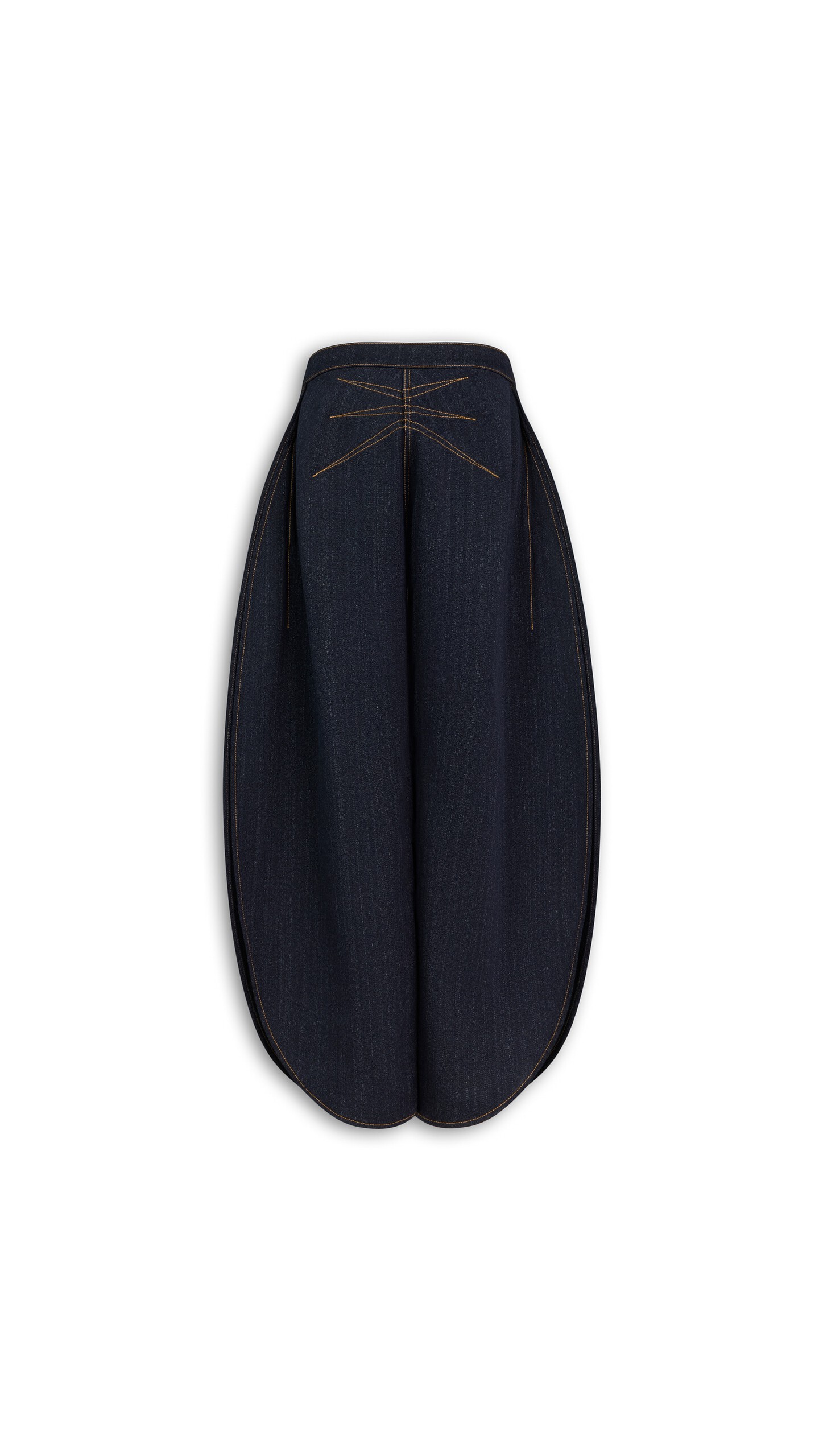 ALA&Iuml;A PETAL DENIM PANTS NIGHT - View 2