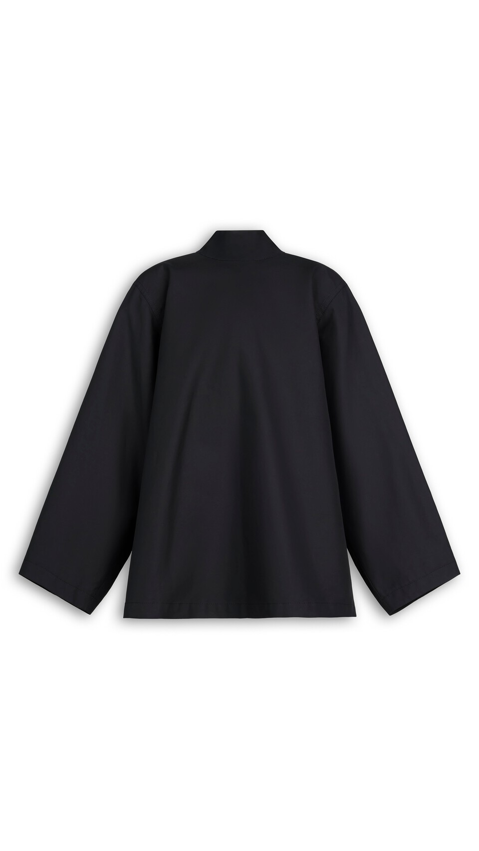 ALA&Iuml;A POPLIN REVERSE JACKET BLACK