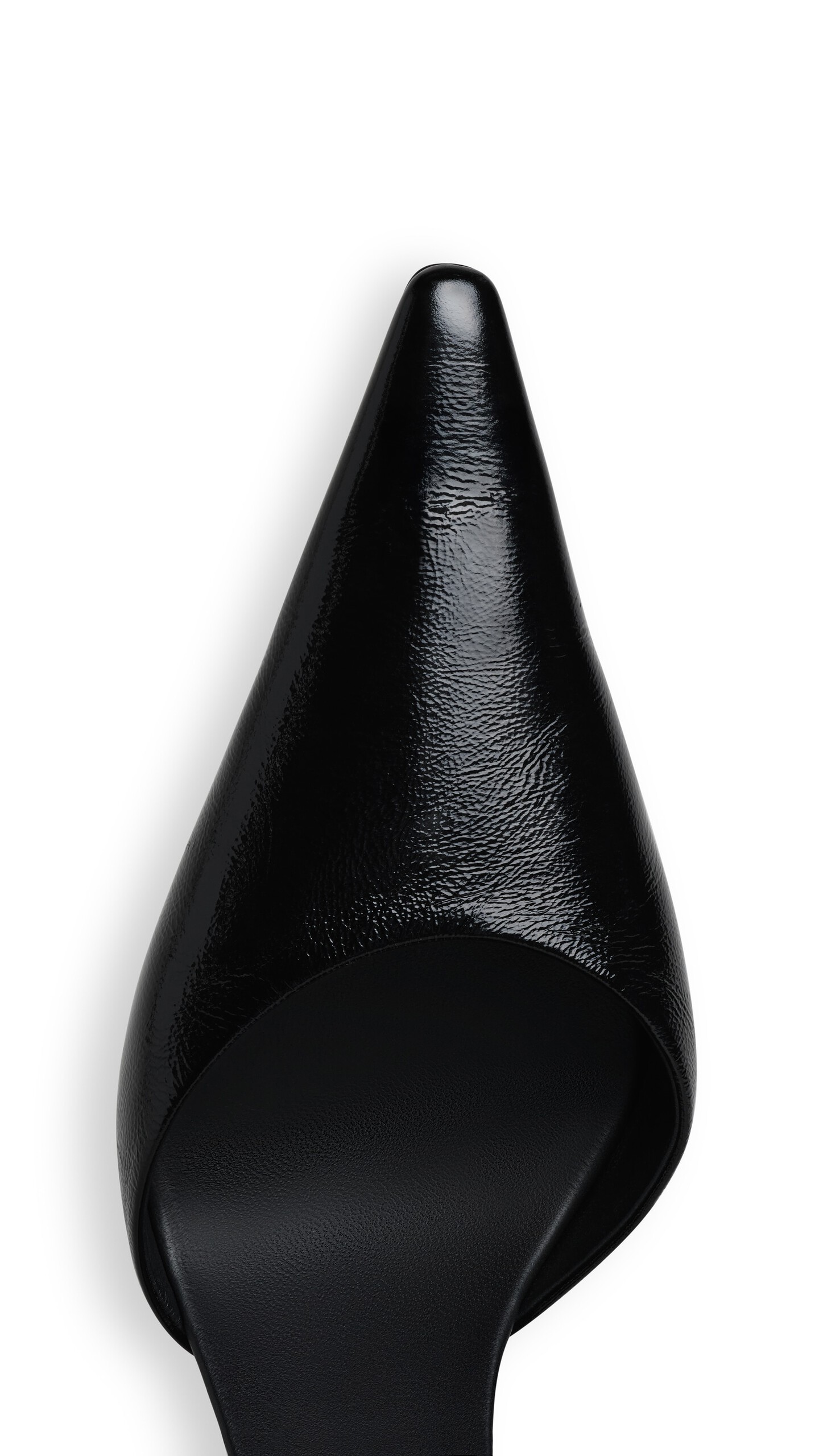 ALA&Iuml;A DROP PUMPS IN LEATHER BLACK - View 4