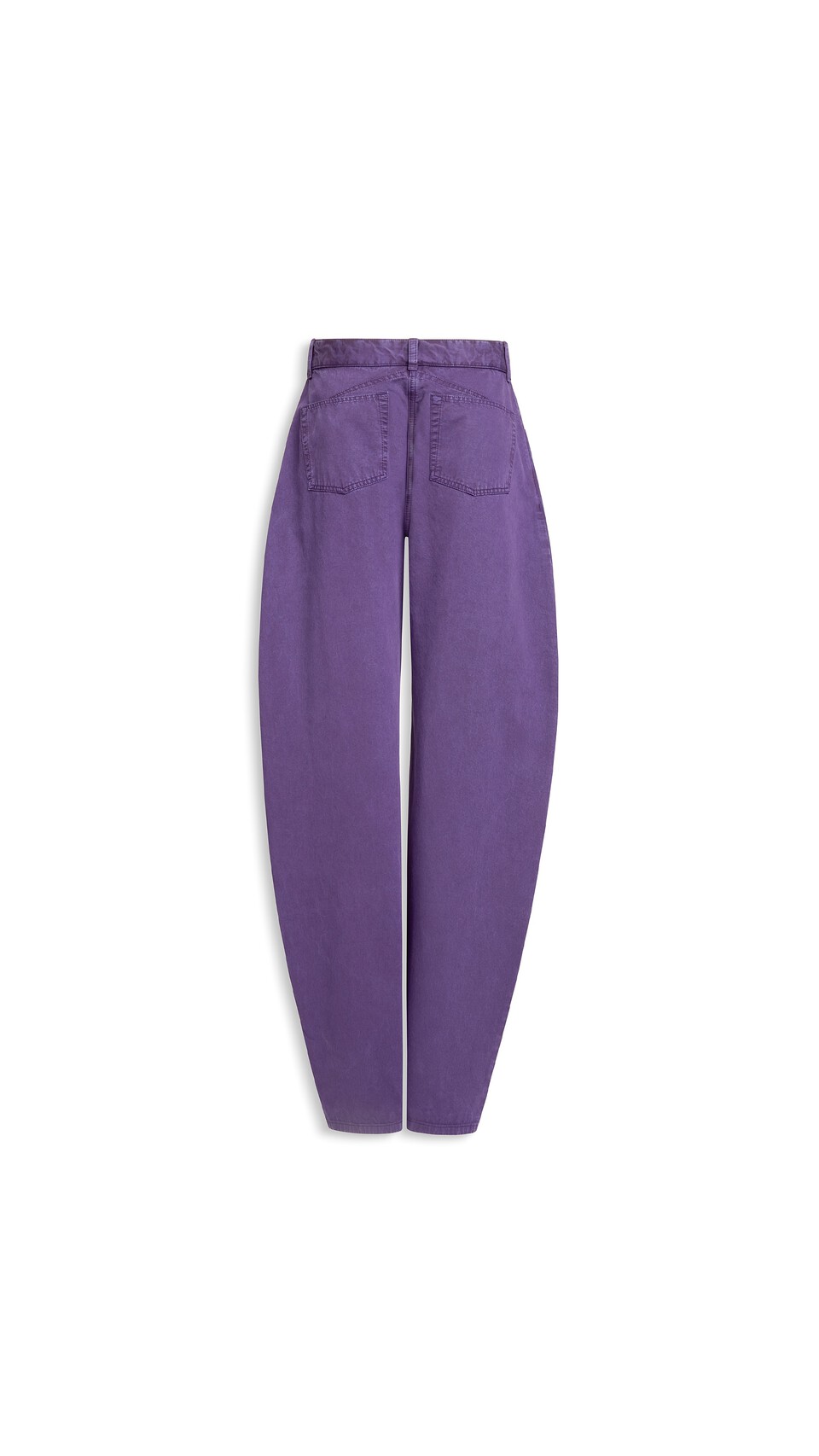 ALA&Iuml;A ROUND DENIM PANTS VIOLET - View 4