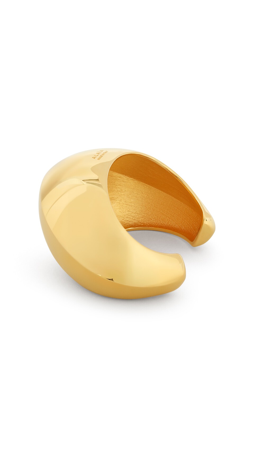 ALA&Iuml;A DOME CUFF YELLOW GOLD METALS - View 2