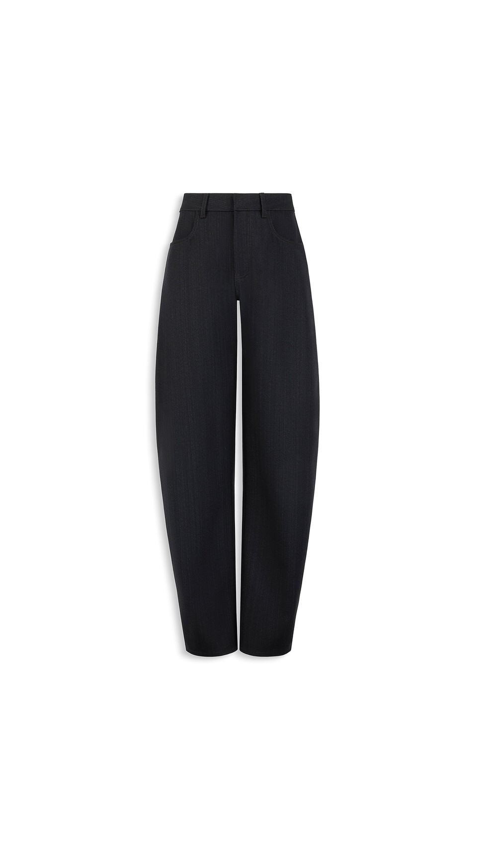 ALA&Iuml;A PANTALON ROND EN DENIM DE LAINE NUIT