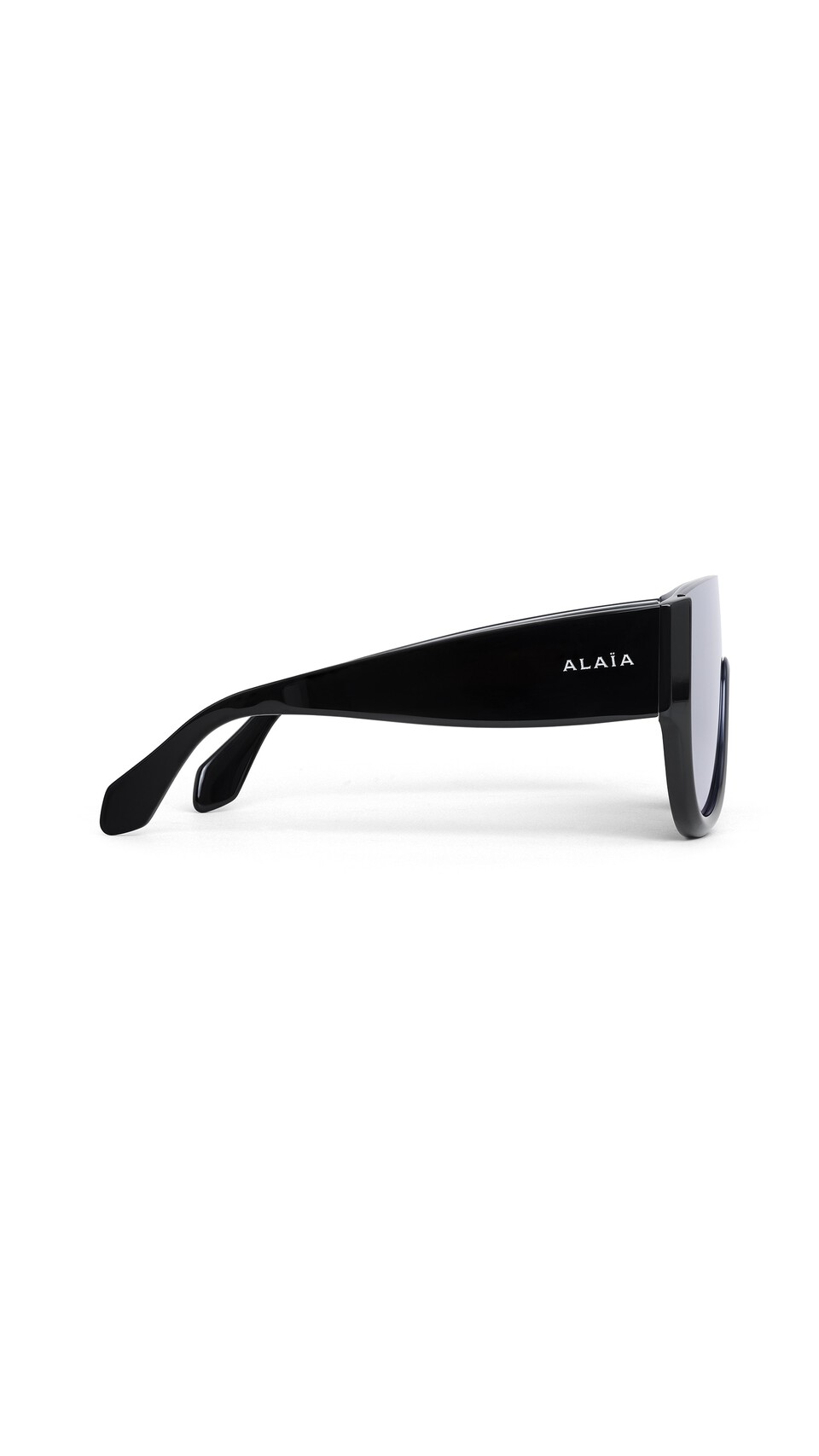 ALA&Iuml;A MASK SUNGLASSES SILVER/BLACK - View 2