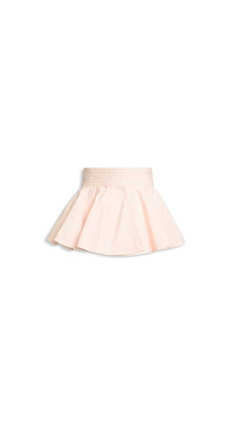ALA&Iuml;A DENIM PEPLUM BELT 