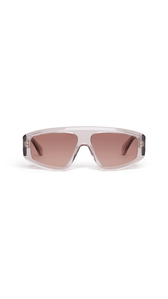 BROWN/CARAMEL - ALA&Iuml;A AVIATOR MASK SUNGLASSES