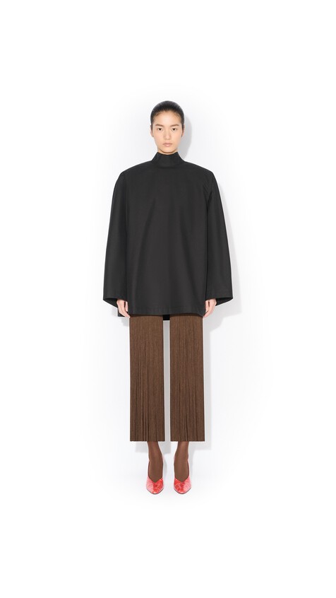 ALA&Iuml;A POPLIN REVERSE JACKET BLACK - View 2