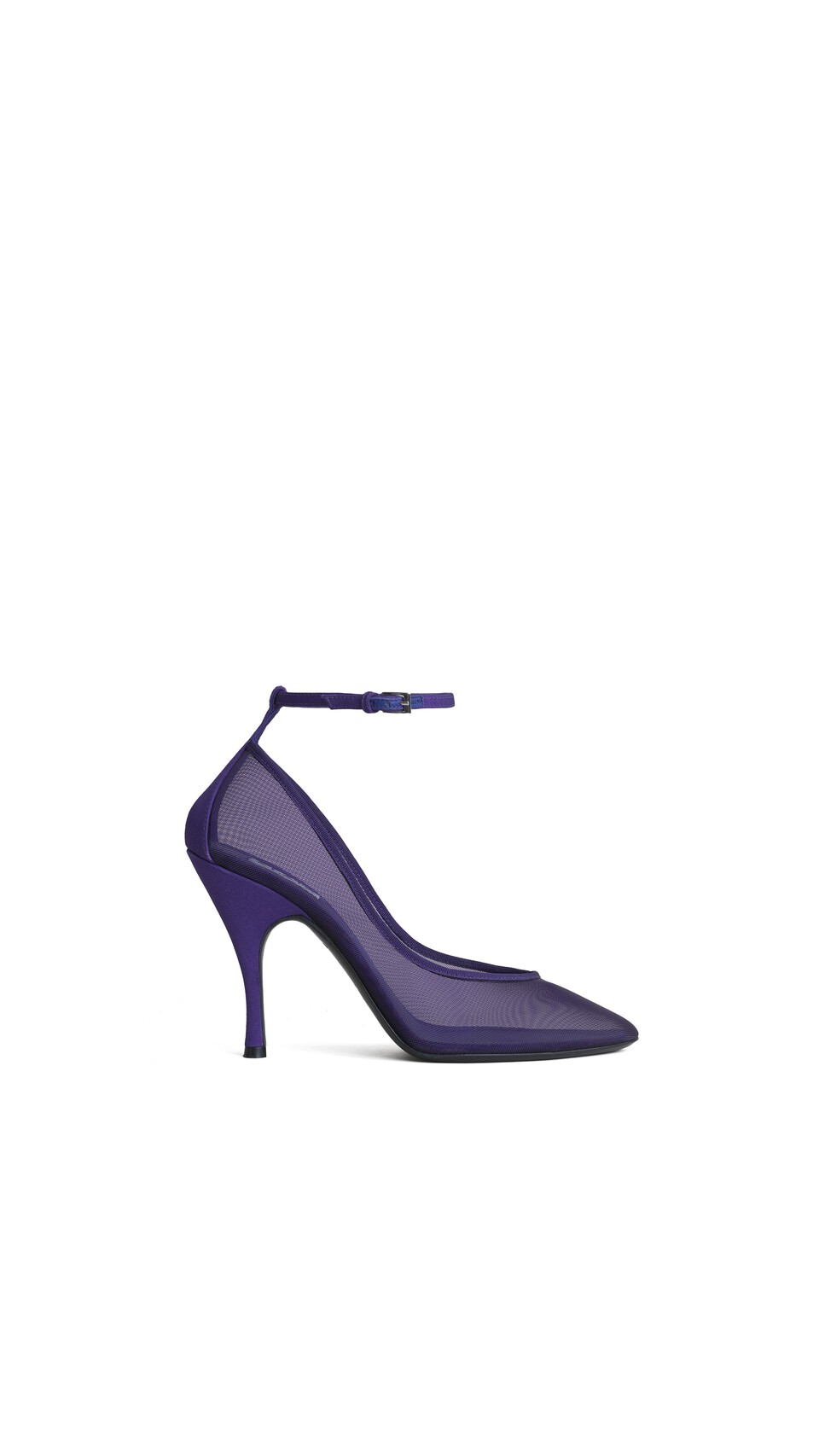 ALA&Iuml;A STRAPPY PUMPS IN MESH IRIS