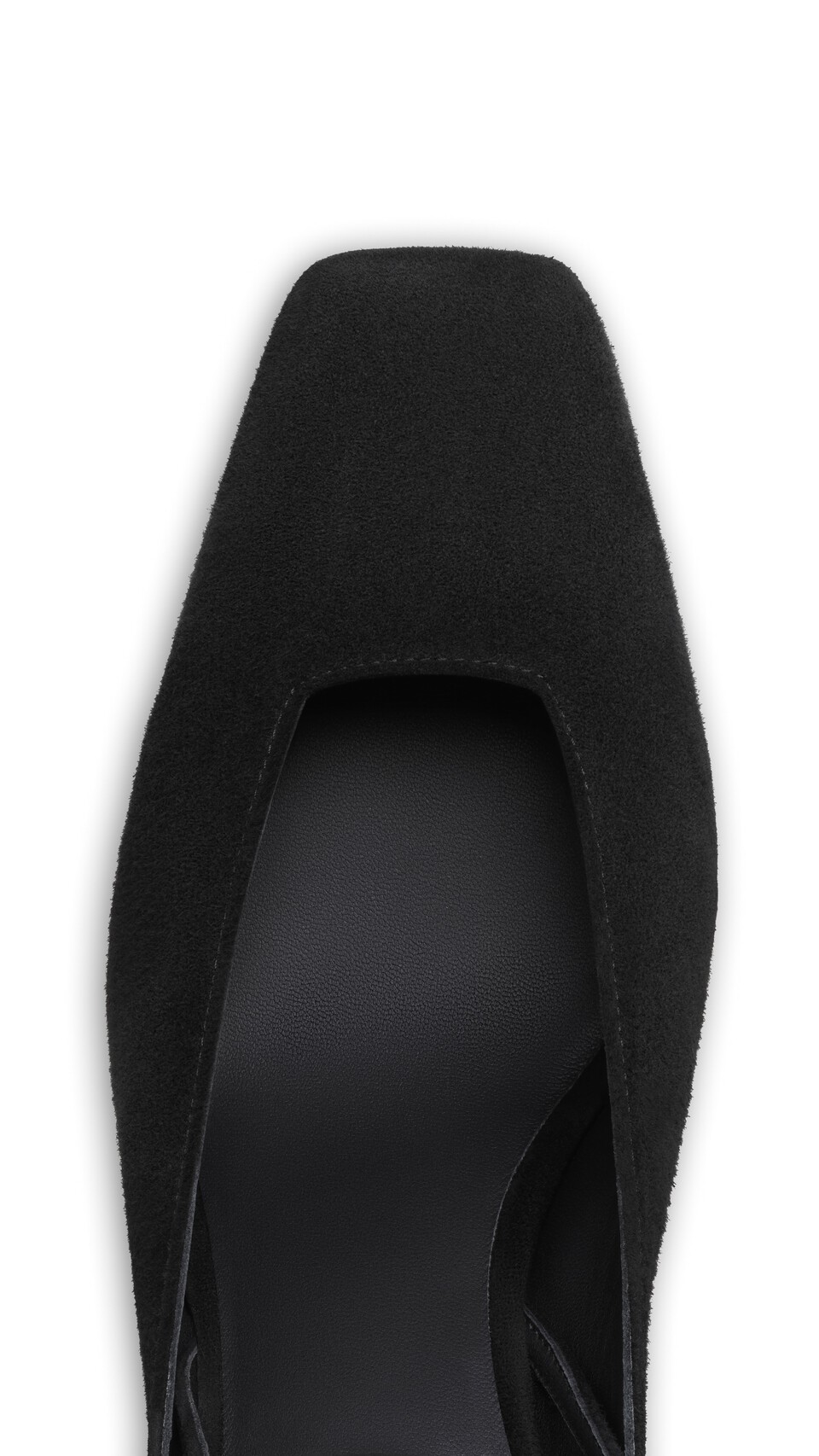 ALA&Iuml;A WAVE PUMPS IN SUEDE BLACK - View 4