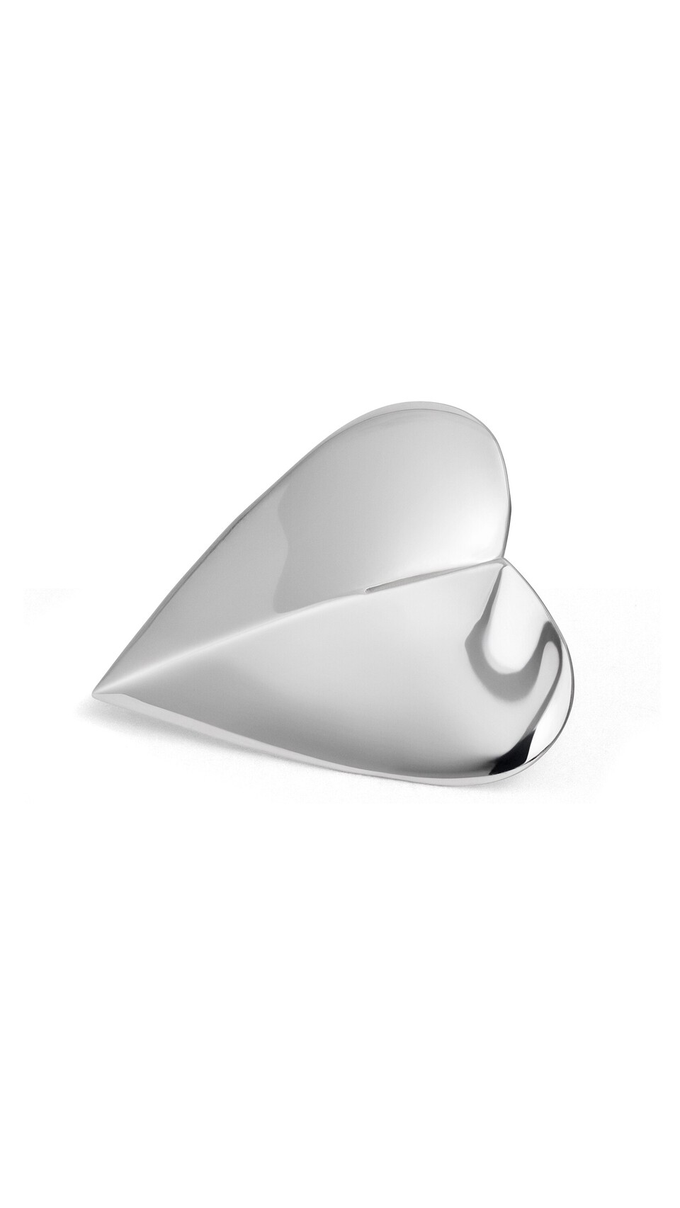 ALA&Iuml;A LE C&OElig;UR MINI TORN EARRINGS WHITE SILVER - View 2