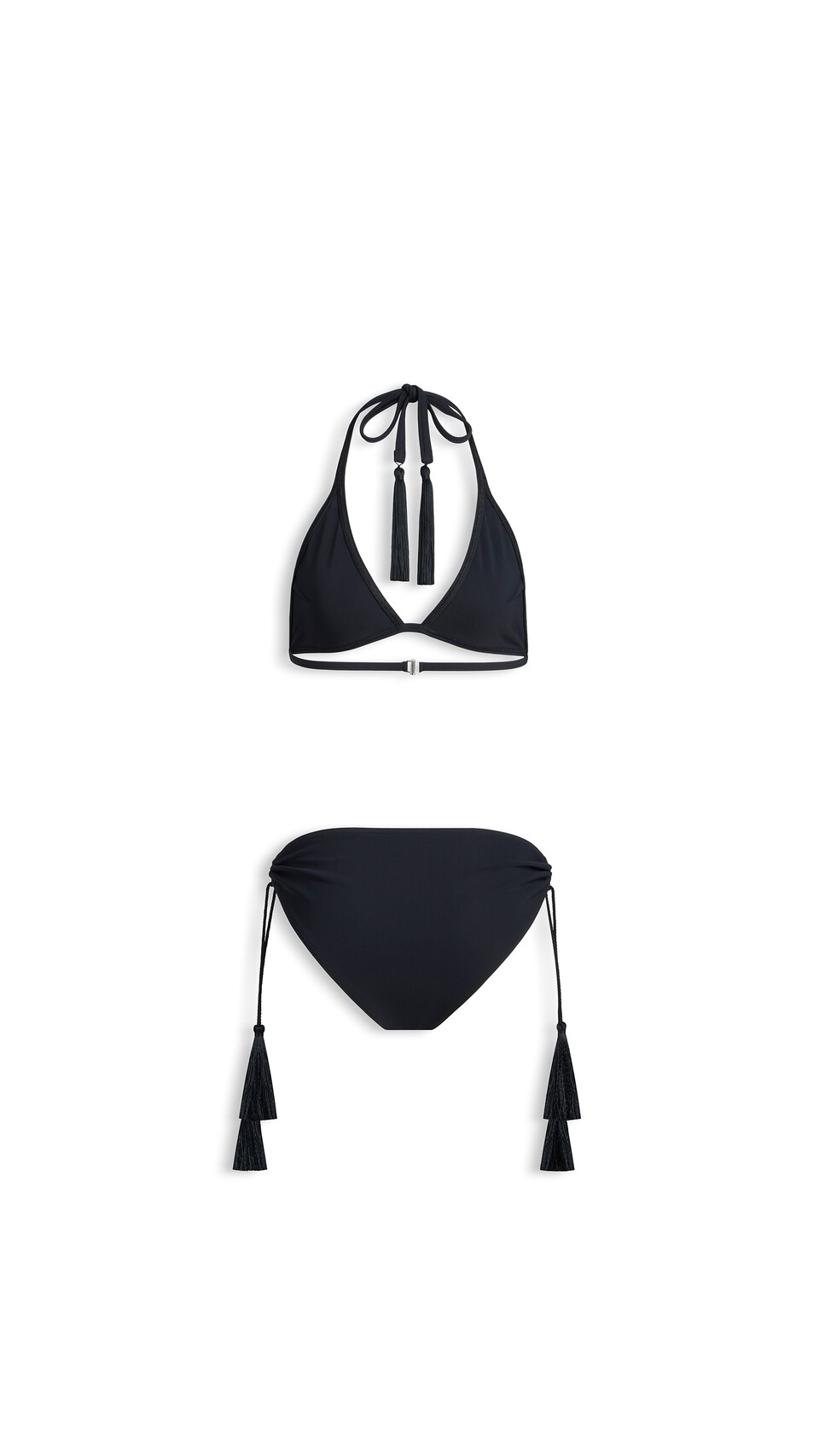 ALA&Iuml;A TASSEL BIKINI SET BLACK - View 5