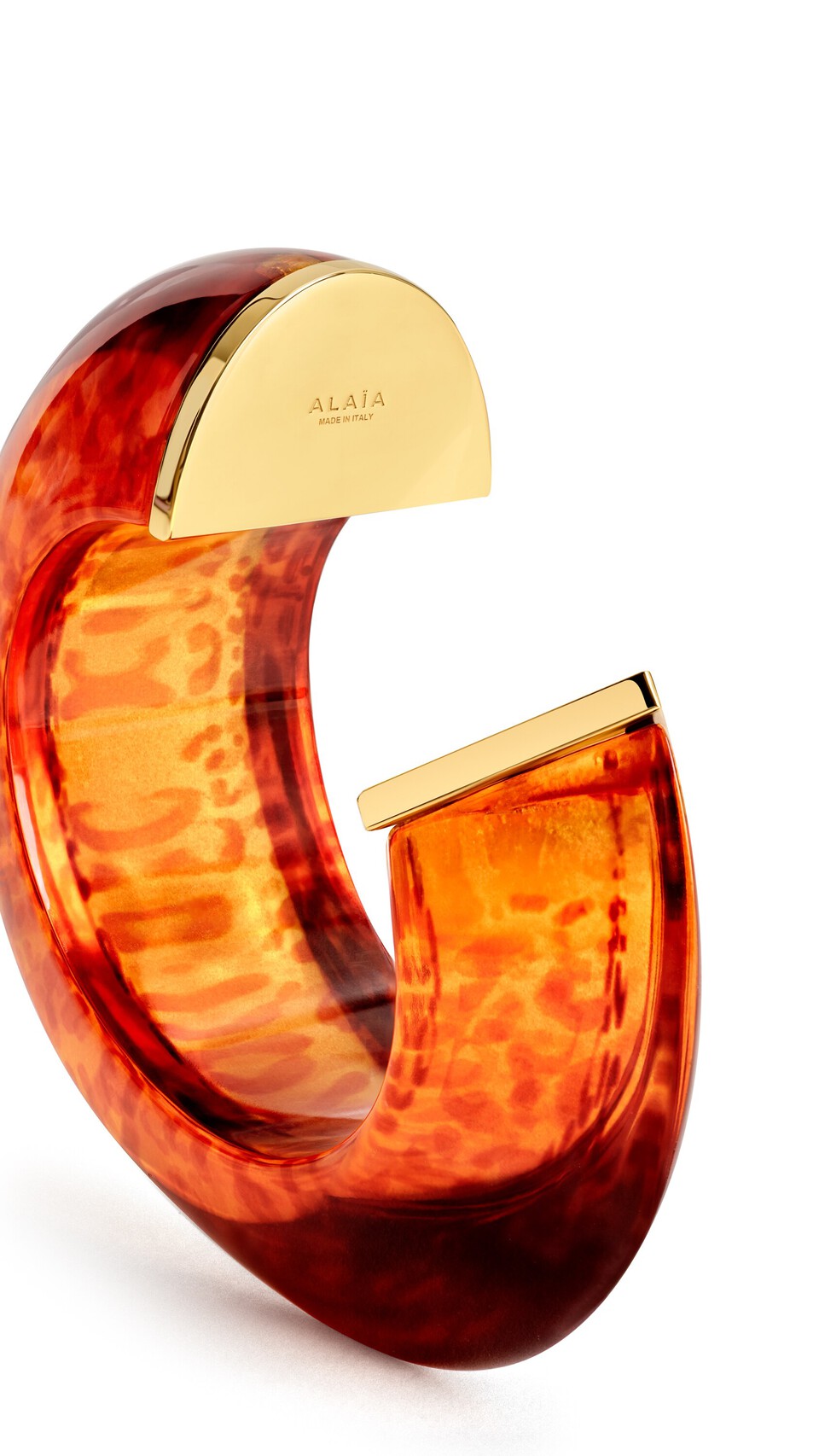 ALA&Iuml;A MITTELGROSSER ARMREIF EDGE BRAUN - View 2