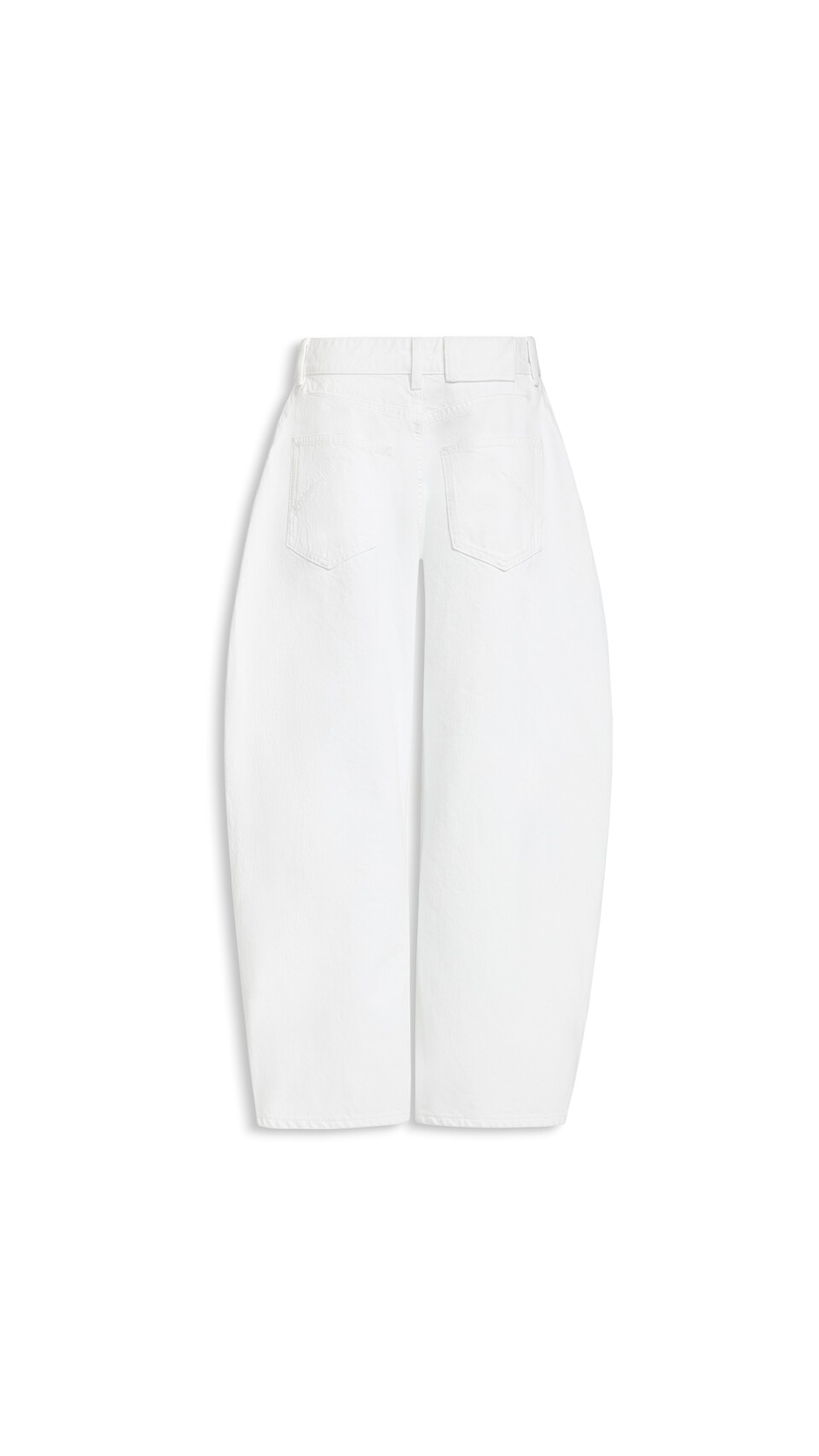 ALA&Iuml;A RODEO DENIM PANTS WHITE - View 2