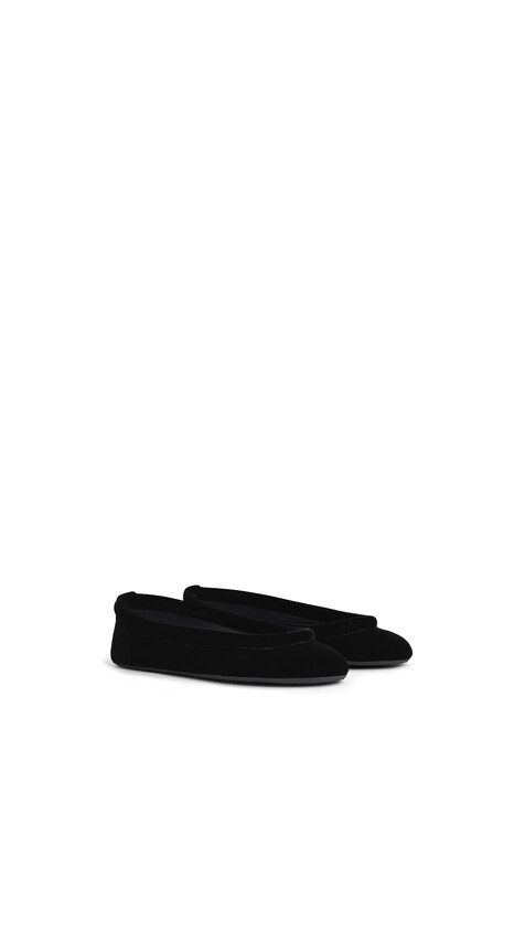 BALLET FLATS IN VELVET