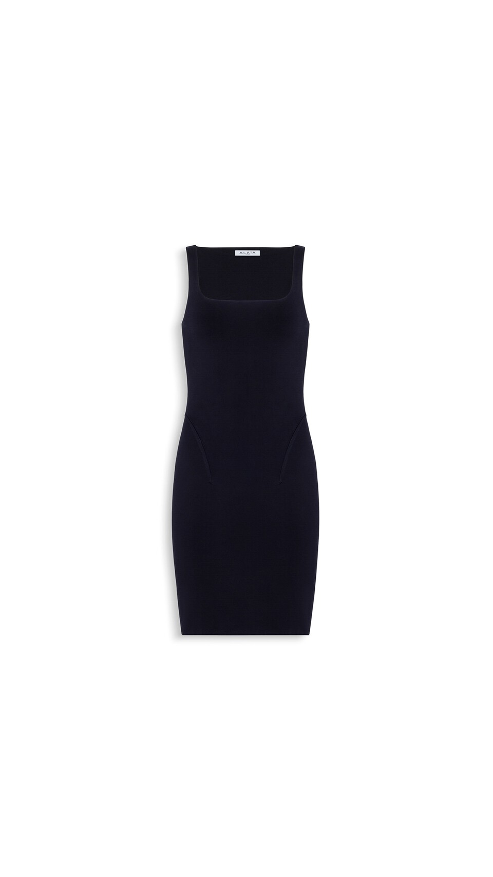 ALA&Iuml;A MINI ABITO BODY CONSCIOUS IN MAGLIA DI SETA NERO