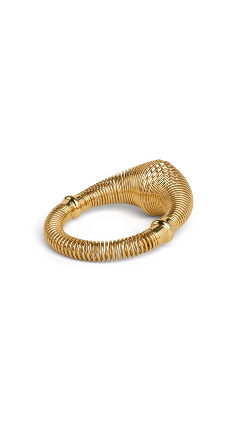 ALA&Iuml;A SPIRAL BRACELET YELLOW GOLD METALS - View 2