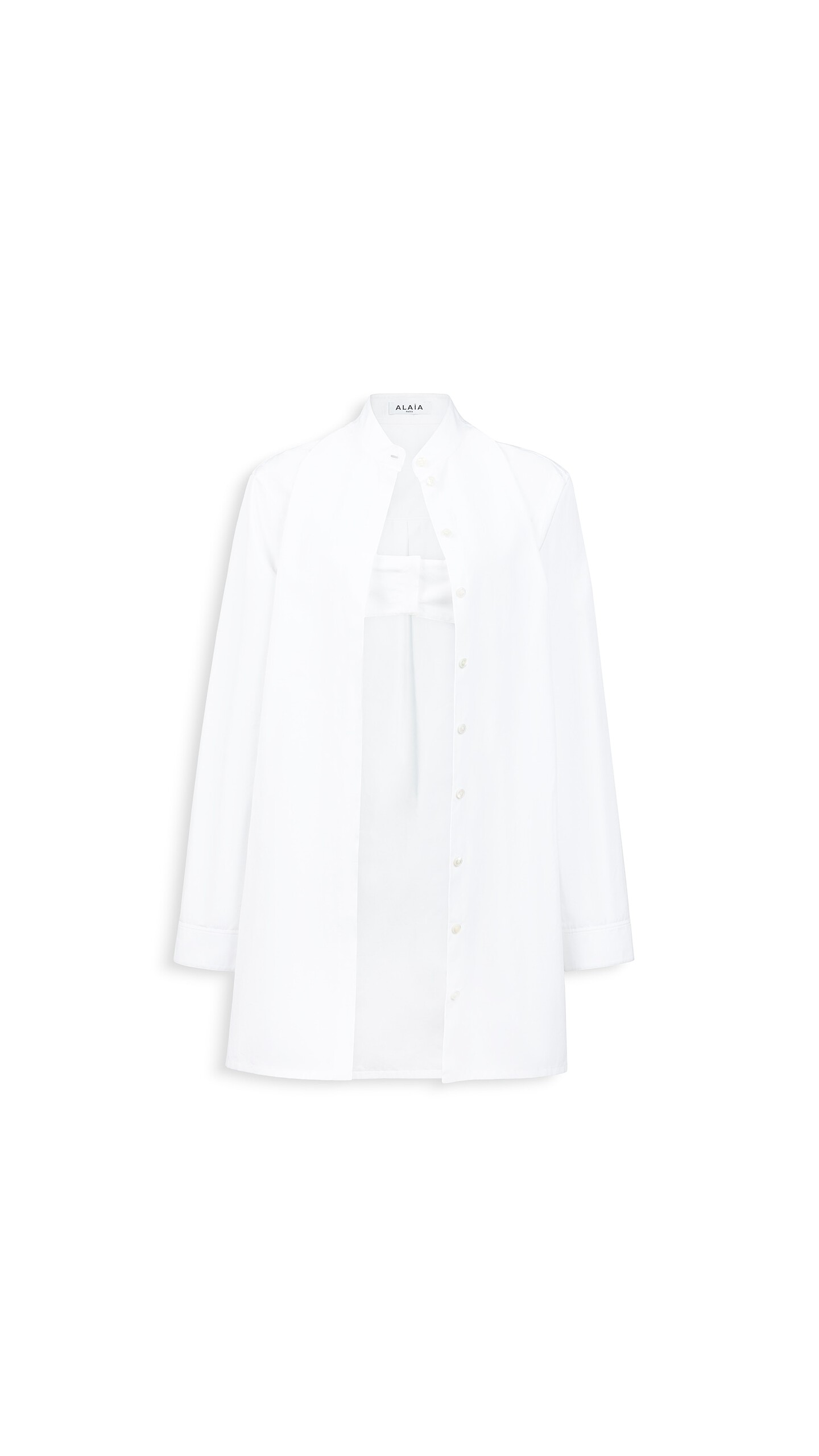 ALA&Iuml;A POPLIN SHIRT SET WHITE - View 6