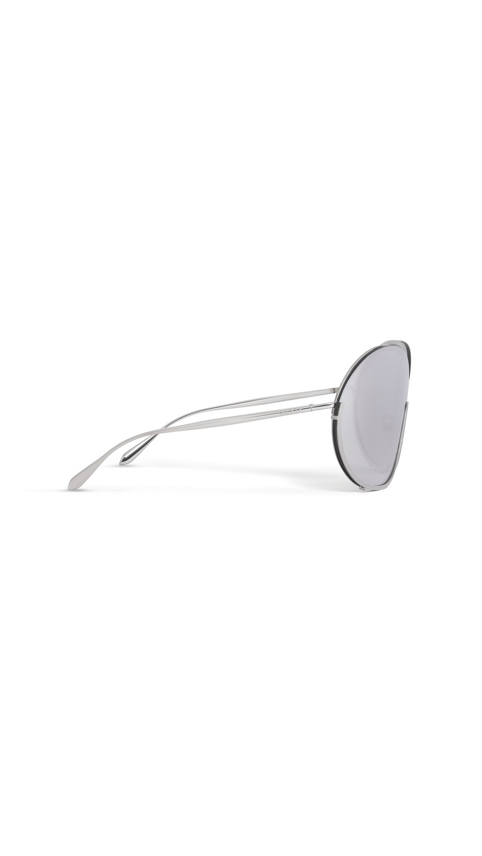 ALA&Iuml;A BUTTERFLY SUNGLASSES IN METAL WHITE SILVER - View 2