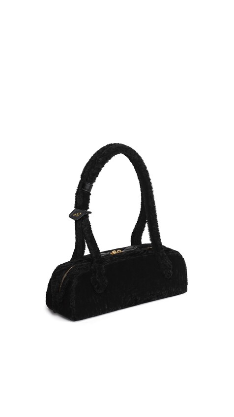LE TECKEL MEDIUM BAG IN SHAVED SHEARLING