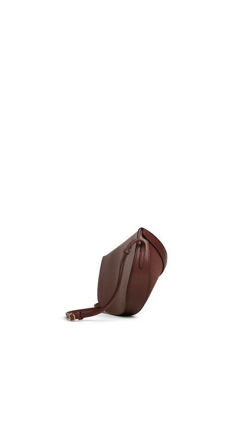 HIP EAST WEST BI-MATERIAL BAG IN LEATHER