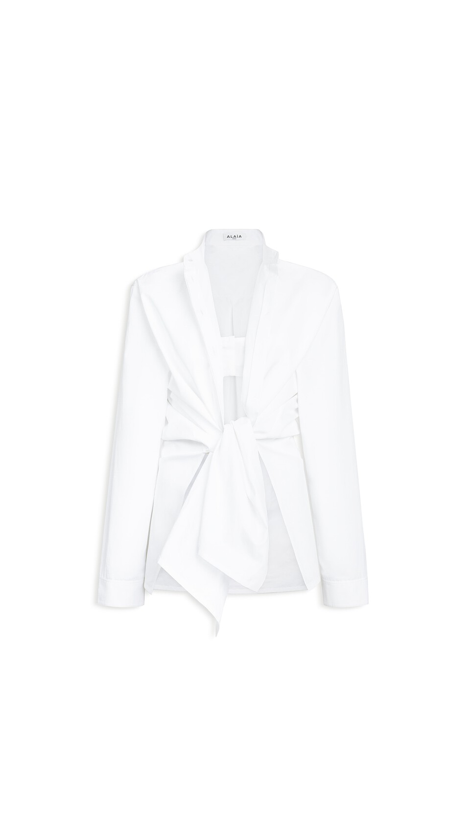 ALA&Iuml;A POPLIN SHIRT SET WHITE