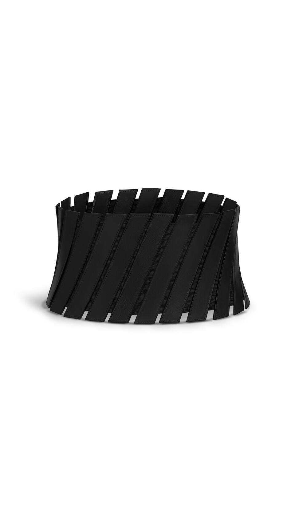 ALA&Iuml;A ELASTICATED BUSTIER BELT BLACK - View 2