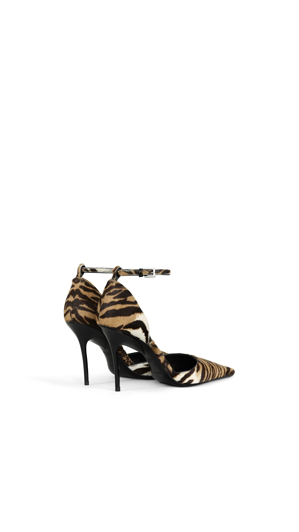 ALA&Iuml;A DROP PUMPS IN HAIRCALF NATURAL - View 3