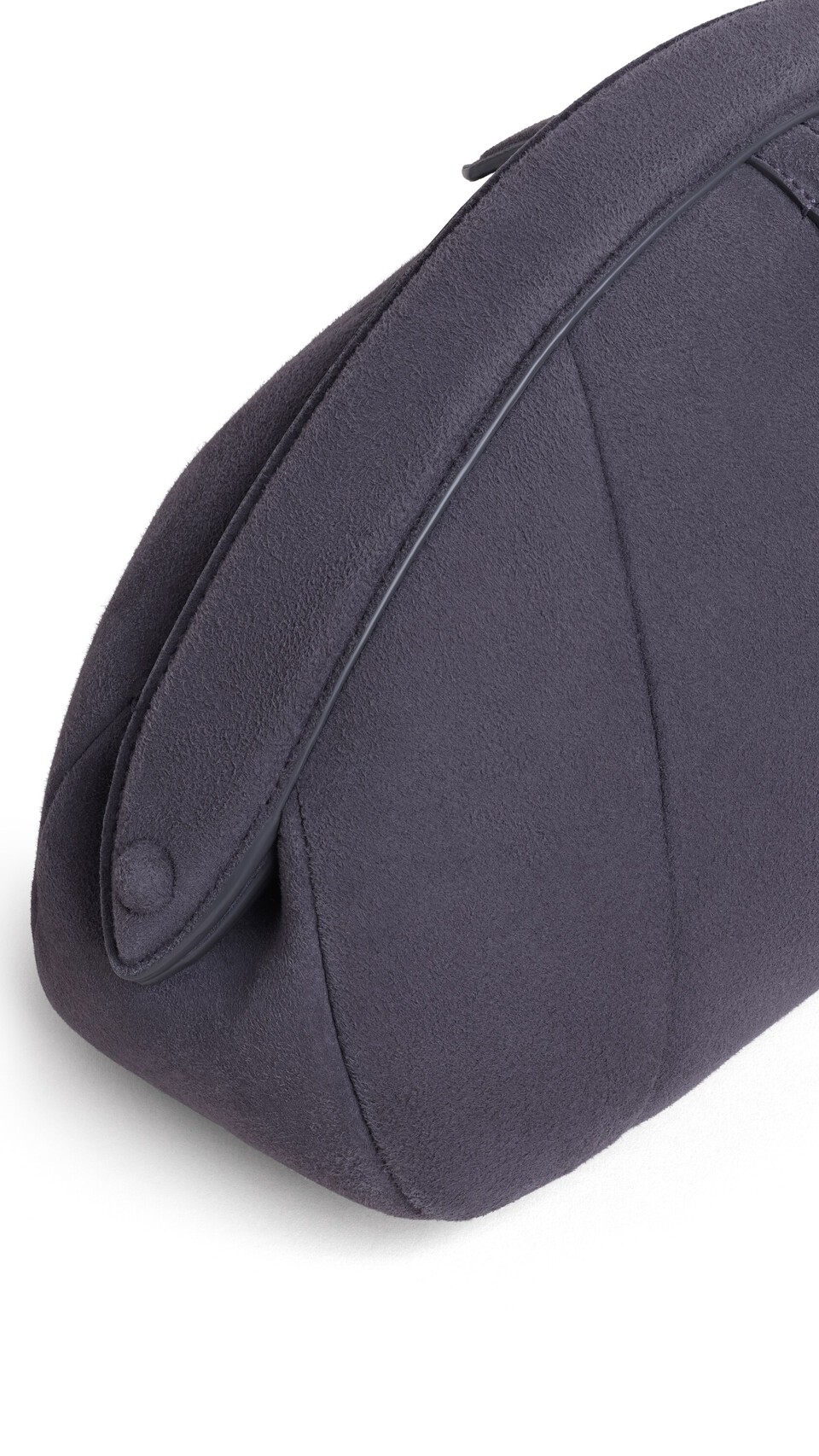 ALA&Iuml;A PURSE SMALL CLUTCH IN SUEDE GREY - View 3